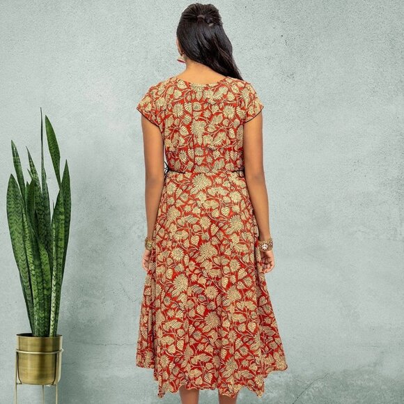 Tranquil Threads Knee-Length Dresses | Muvvas Boutique - Picture 5 of 5